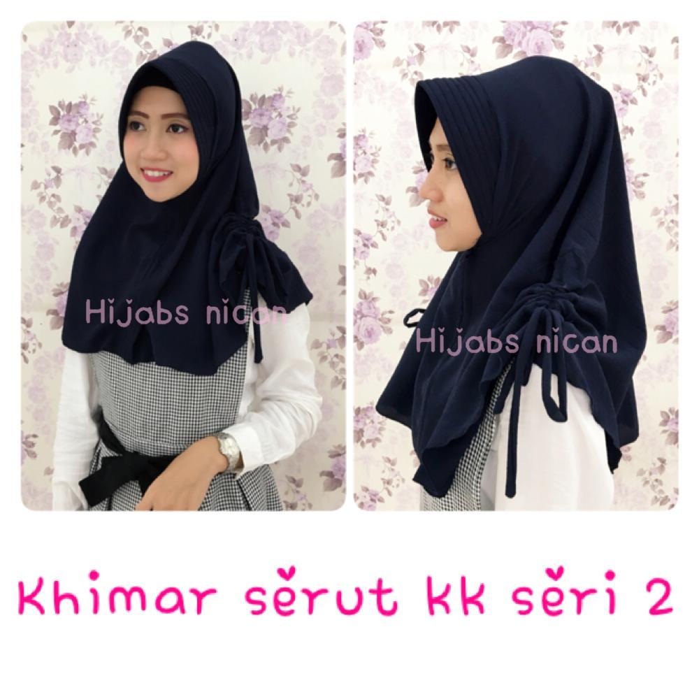 Socialite Khimar Instan Pet Serut Samping - Jilbab Serut Seri 2 Sisi - Hijab Serut Samping Socialite Khimar Instan Pet Serut Samping - Jilbab Serut Seri 2 Sisi - Hijab Serut Samping