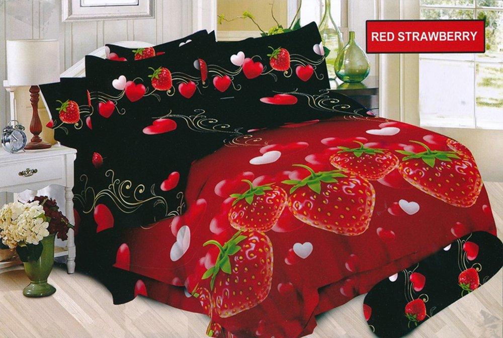 Isthana Collection Sprei Bonita 180x200 Red Strawberry