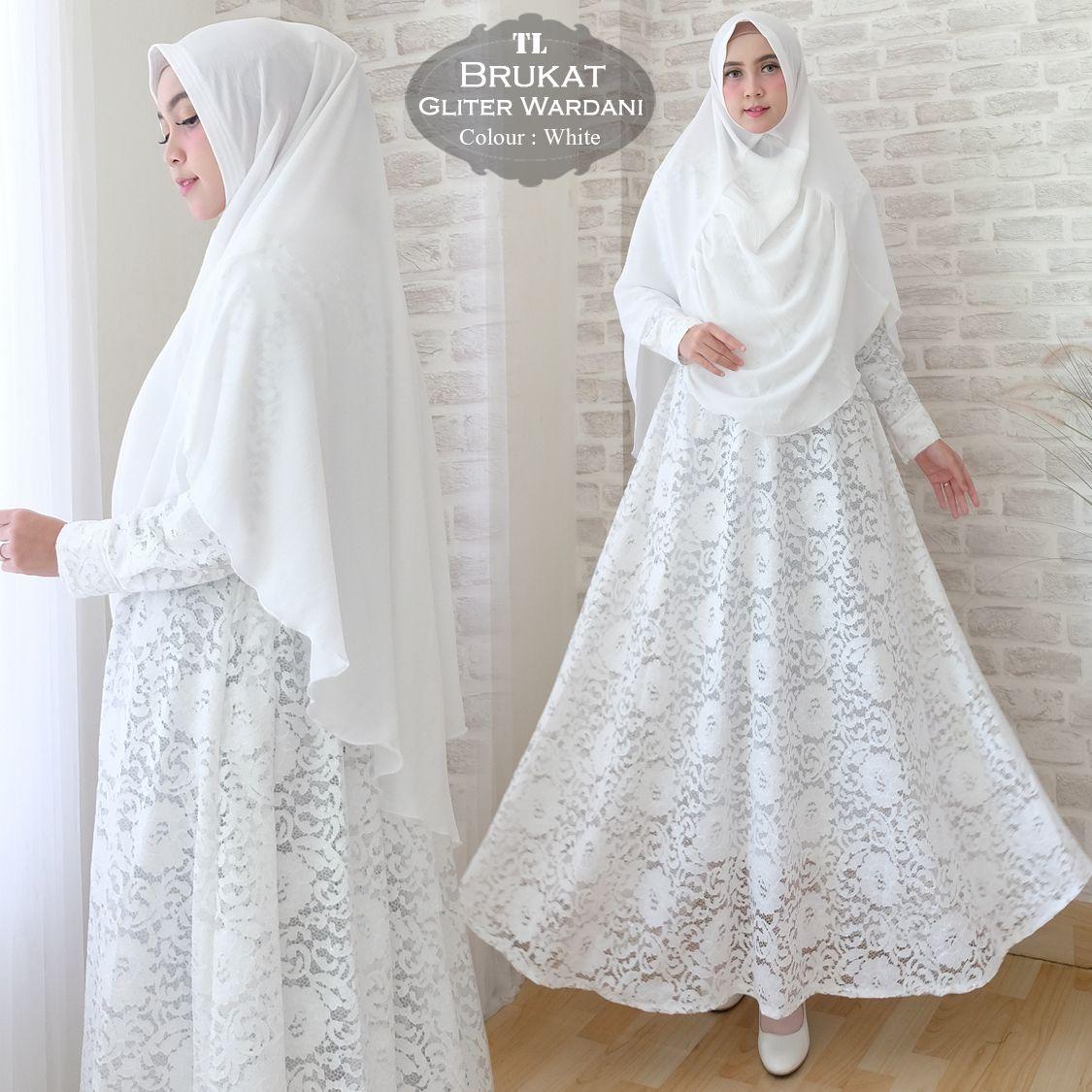 Silentriver88 gamis muslimah syar'i brukat zahra premium