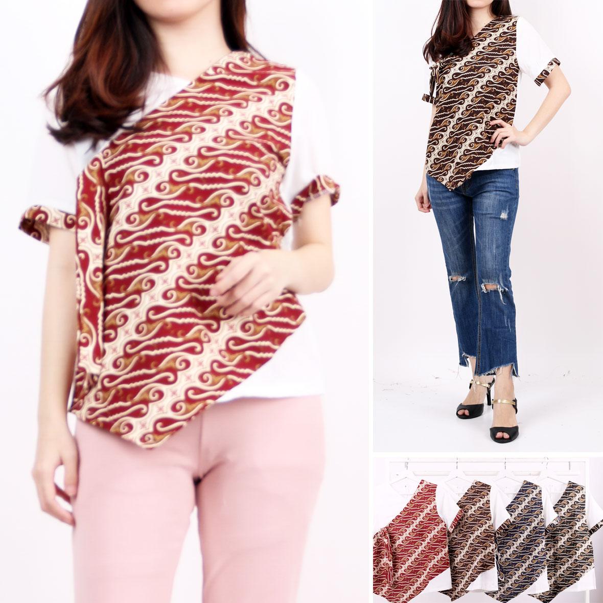 Oma Holley Fashion Hanna Blouse Ukuran M, 4 Warna Oma Holley Fashion Hanna Blouse Ukuran M, 4 Warna
