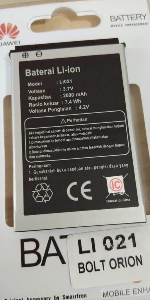 DISKON Baterai Batre Batere Battery Modem Bolt Bold Orion Movimax Mv1 Li021
