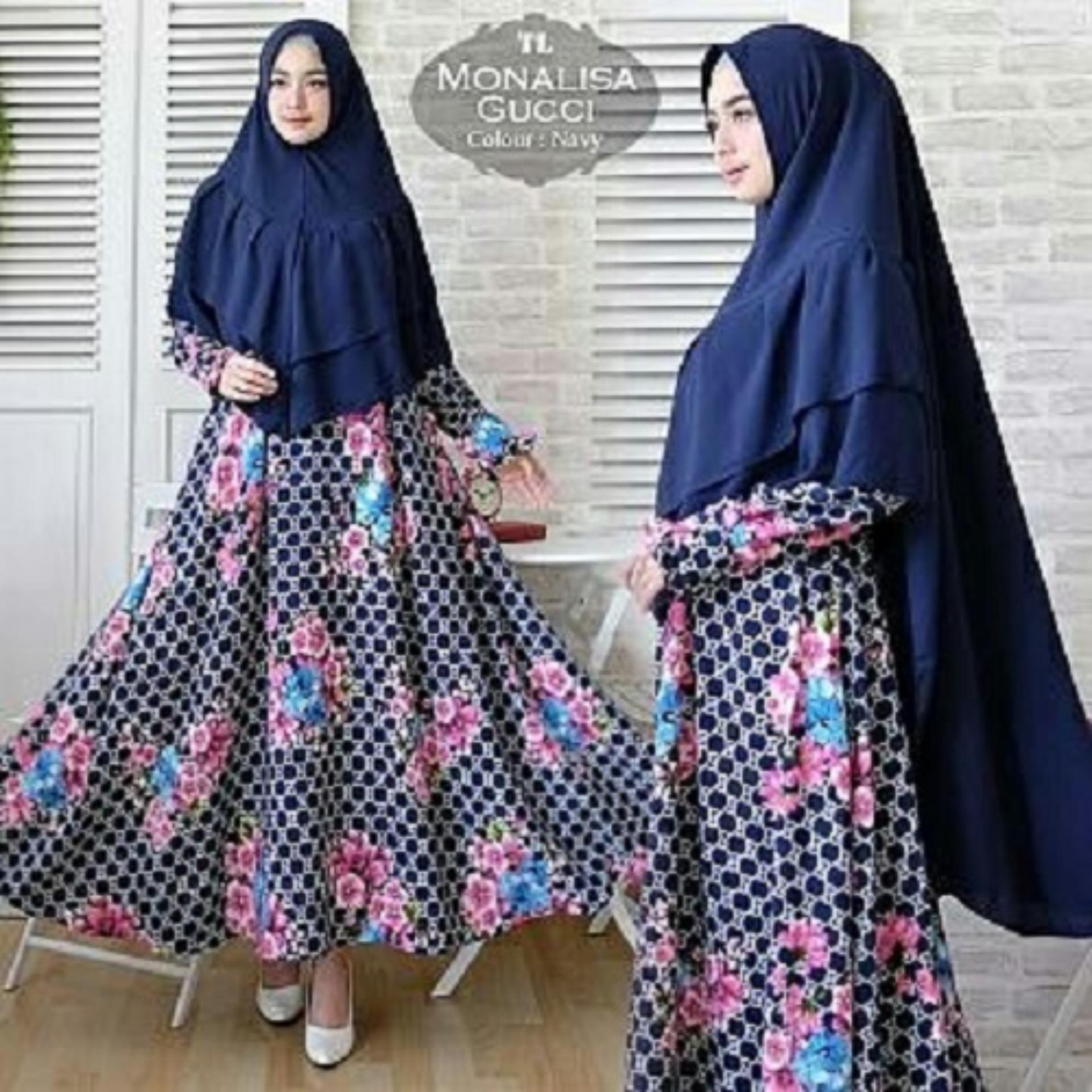 Fastawal Collection - Gamis Wanita Syari - Gamis Muslimah Fashionable - Syari Monalisa Gucci