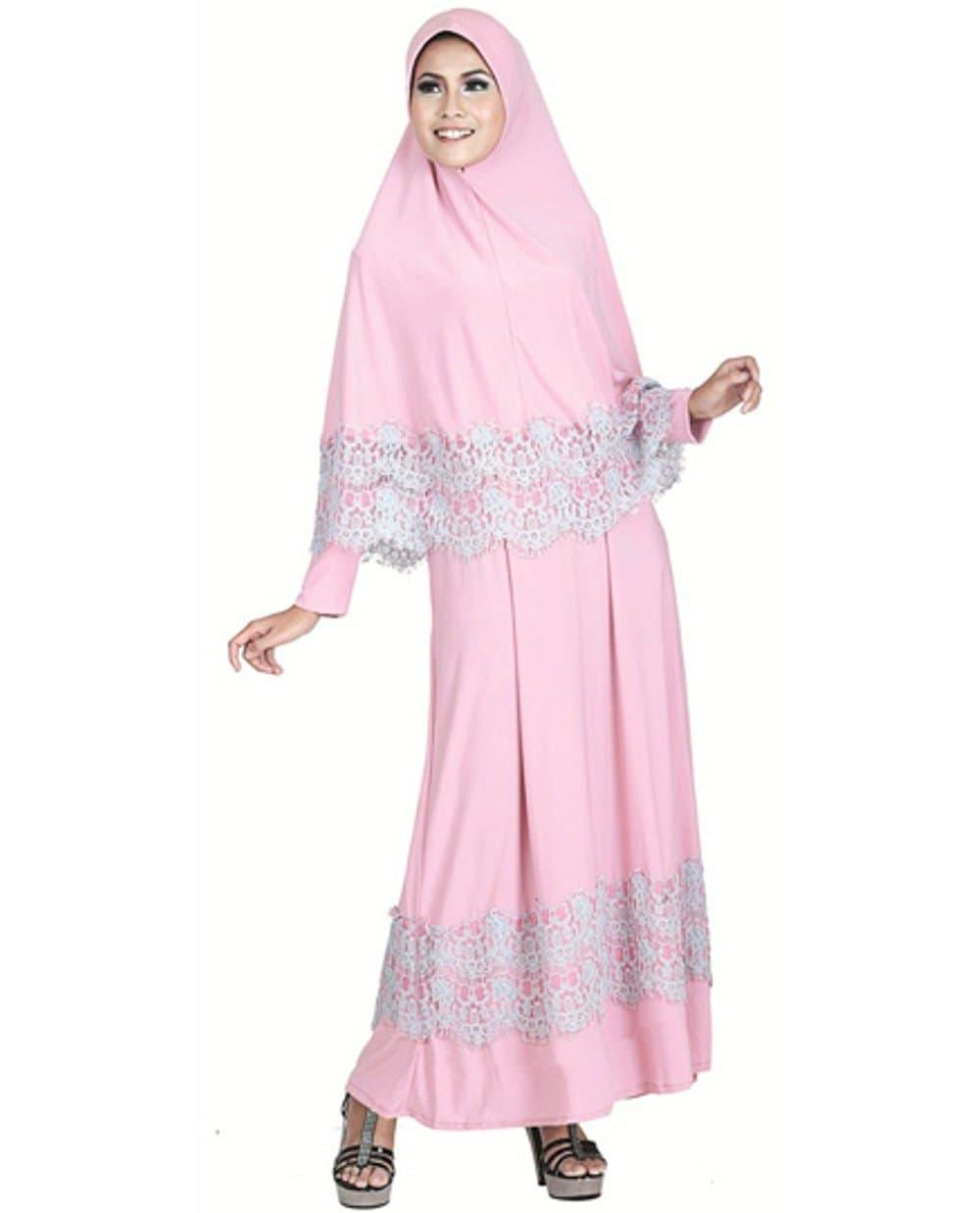 Baju Muslim Gamis Kode SNS 784B | Butik Baju Bandung Limited