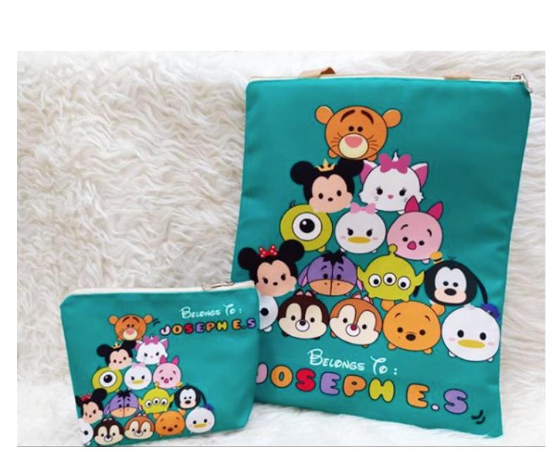 Souvenir ultah anak tote bag canvas custom print suka2 (minim 6 pcs)