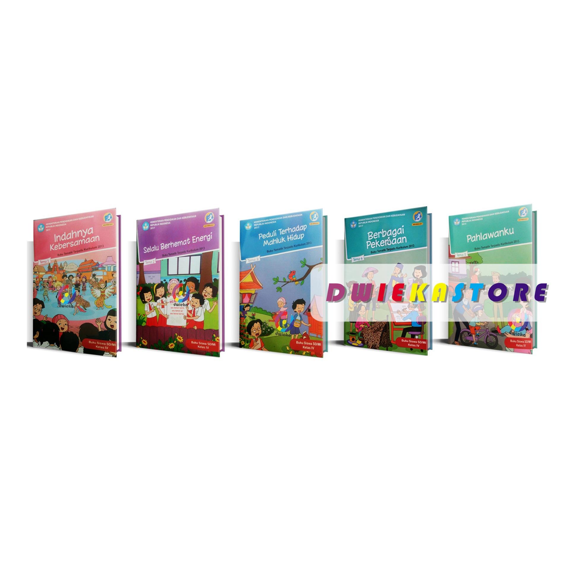 Paket Buku Tematik Kelas 4 “ Tema 1 2 3 4 5 ” Kurikulum 2013 Edisi Revisi 2017
