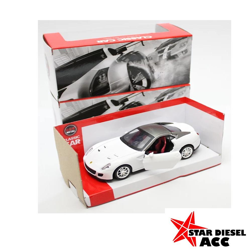Parfum Diecast Mobil Ferrari AT Putih