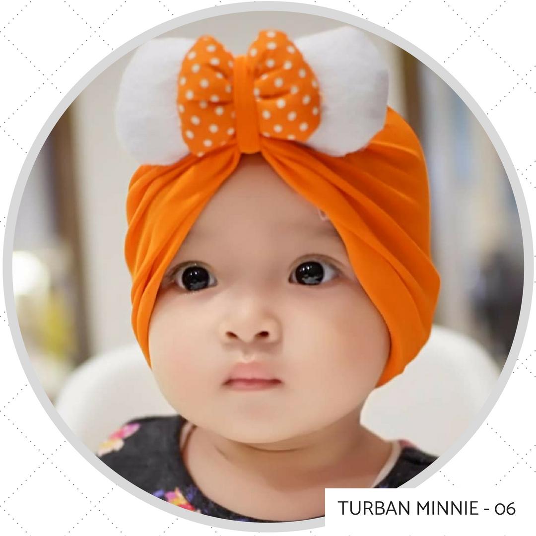 LittleAnnasya - Turban Bayi Perempuan / Turban Anak Pesta / Turban Pesta / Turban Anak/ Turban Pompom/ Turban Semua Jenis