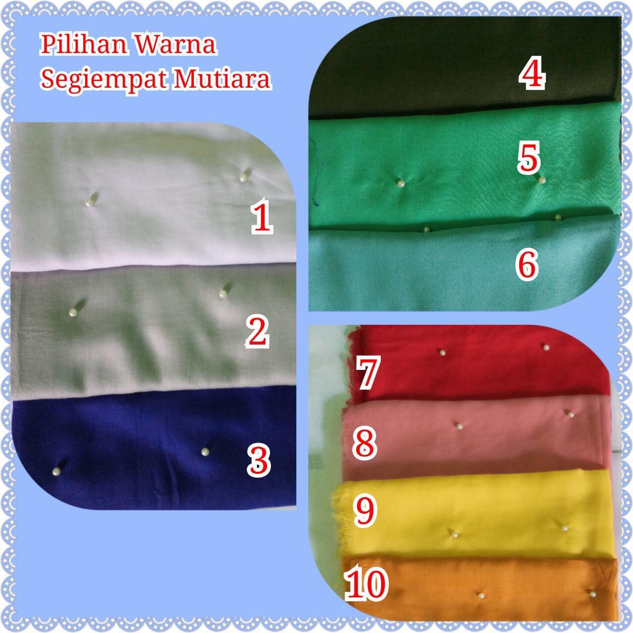 Jilbab Segiempat Vischose Mutiara Elegan Casual - Khafifah.Hijab