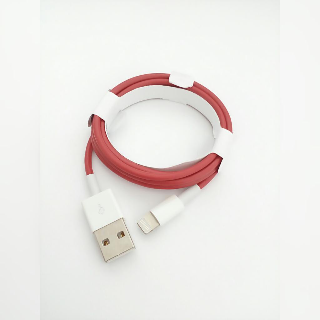 Kabel Data dan Charger Lightning USB Cable For Iphone 5/5s/6/6s/6 plus /7/7 plus - Red