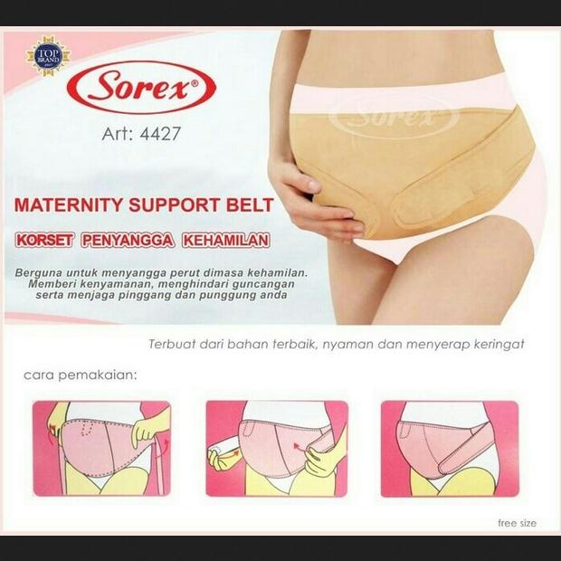Korset Penyangga Kehamilan Maternity Belt Sorex Tipe 4427 Ibu Hamil