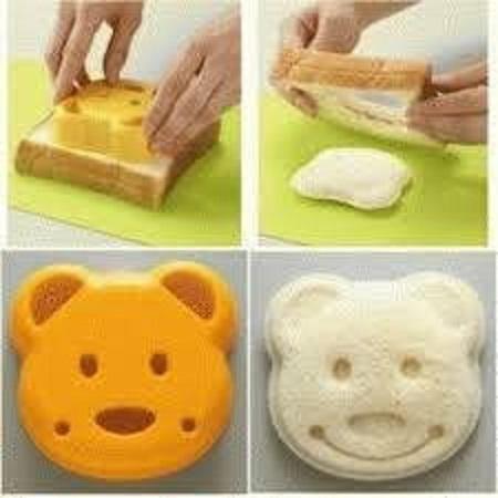 Promo cetakan roti motif bisa juga buat nasi kepala beruang / bread mold original