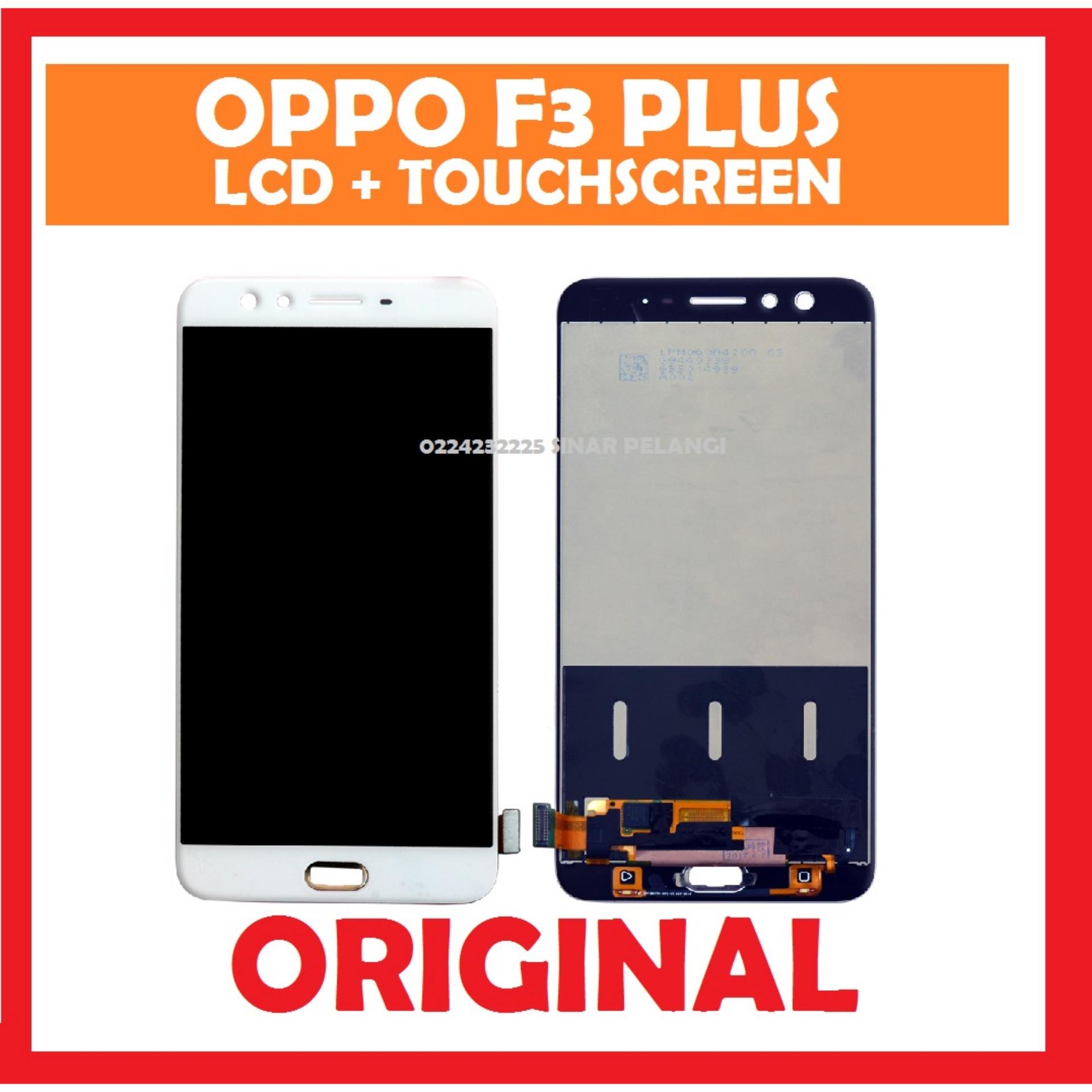 LAYAR LCD TOUCHSCREEN OPPO F3+ F3 PLUS 6 INCH PENGGANTI LCD TOUCH LAYAR SENTUH WHITE 907902