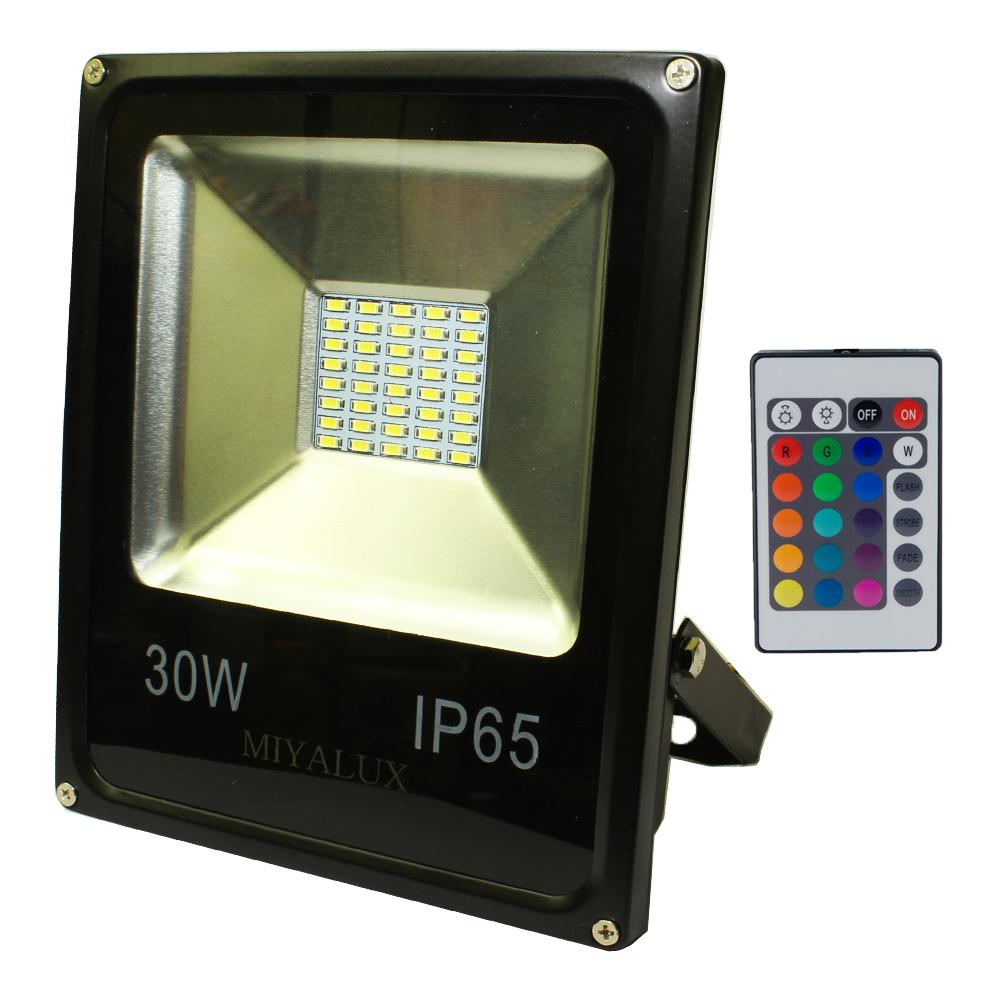 Lampu LED SOROT 30W Flood Light Lampu tembak RGB warna warni 30 watt