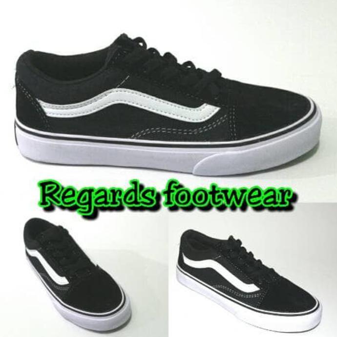 Sepatu Vans Old Skool Hitam Grade Ori - 1Yabtk