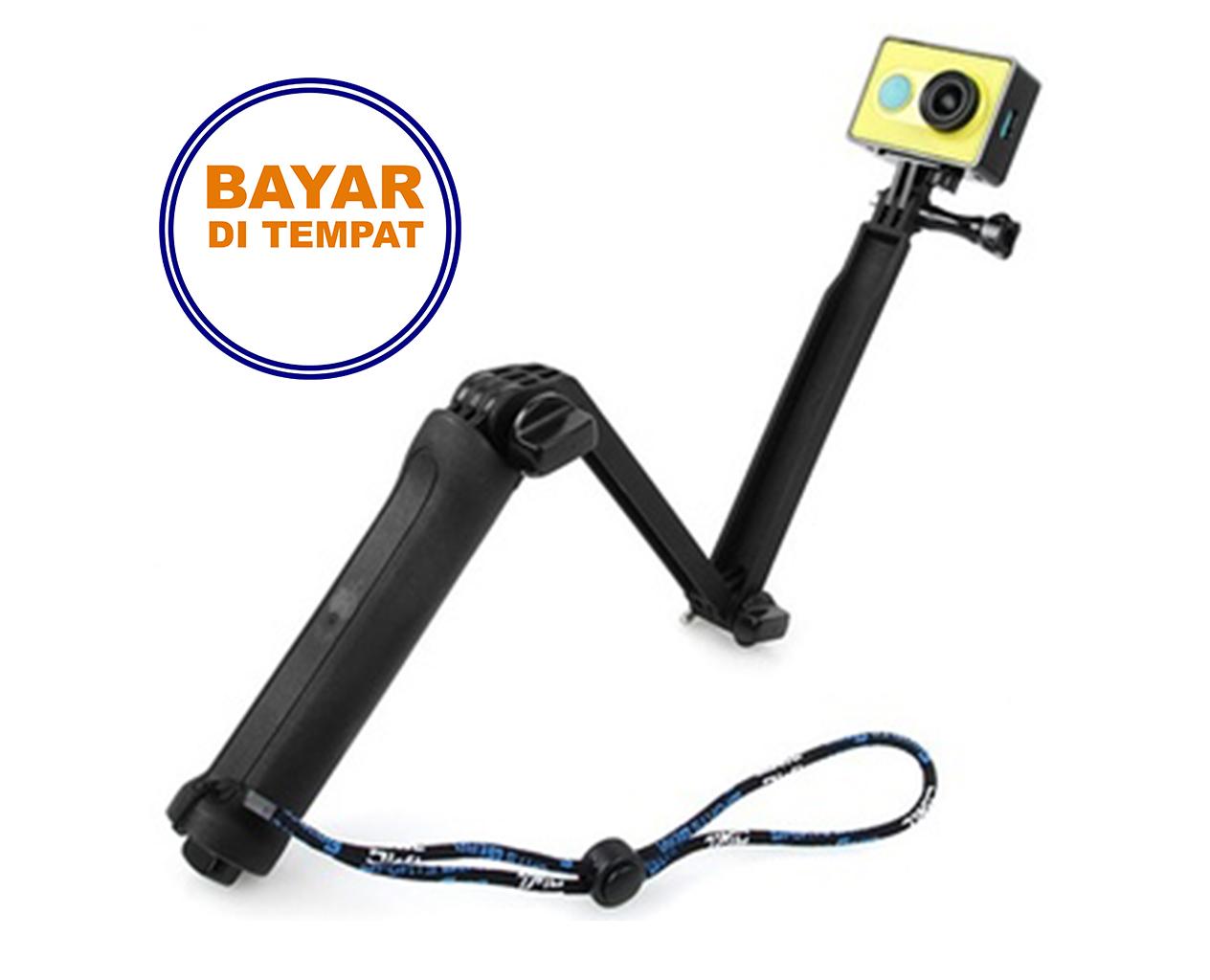PROMO SAAT INI TMC 3 Way Foldable Extension Tripod for Xiaomi Yi & GoPro