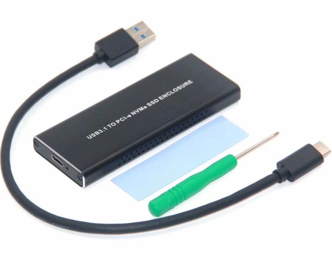 Ziacom External Case for SSD NVME USB Type-C