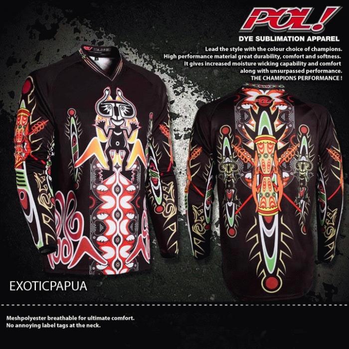 JERSEY SEPEDA PREMIUM EXOTIC PAPUA