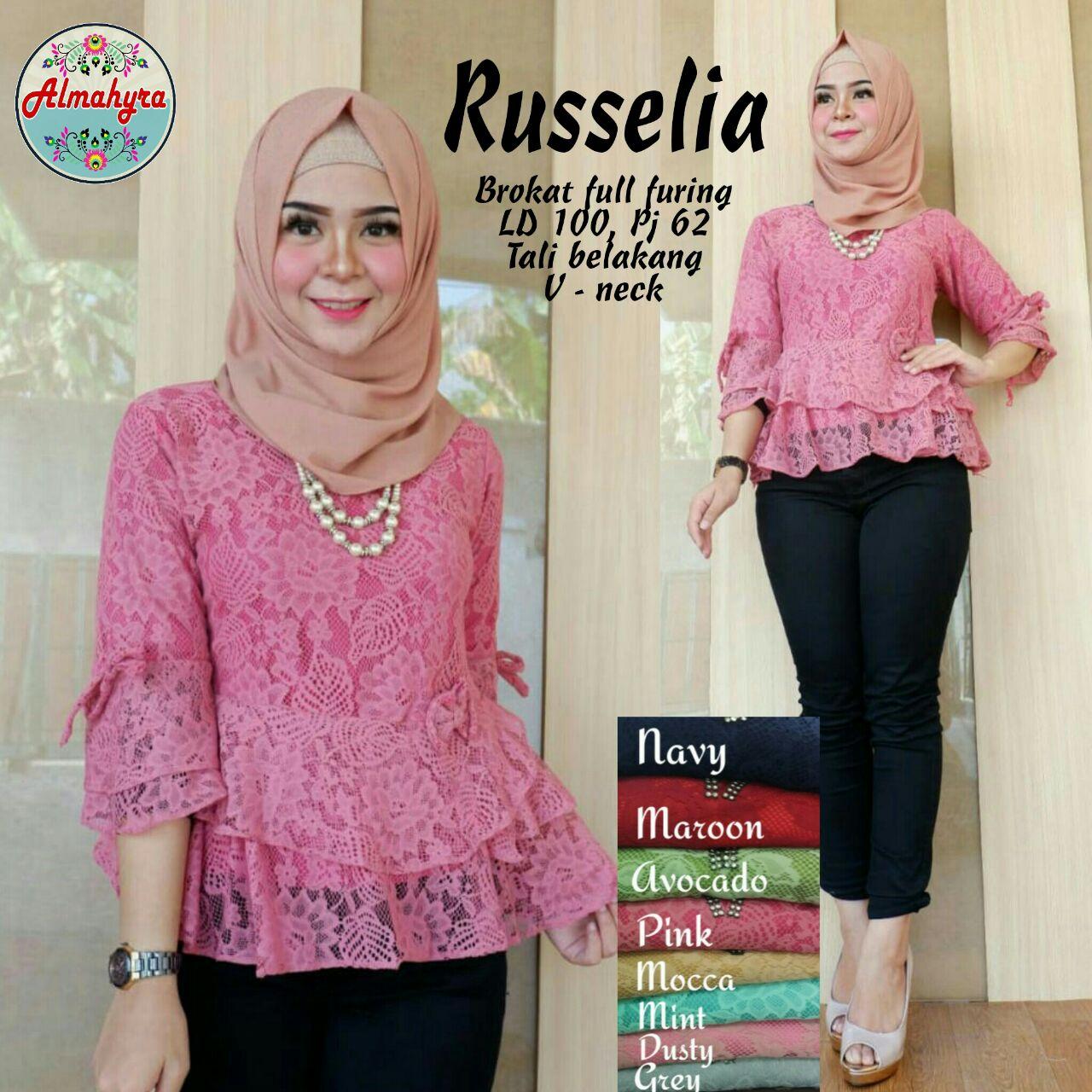 Aisya Brukat Blouse - Latifa - Haifa