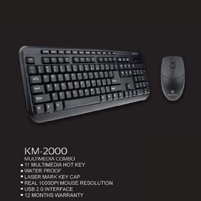 MICROPACK KEYBOARD AND MOUSE KM-2000 BUNDLE - ELEKTROZONE