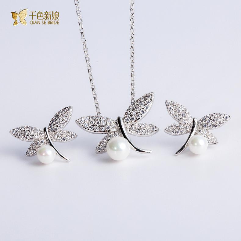 Ribuan Warna Model Korea Buatan Zirkon Kalung Anting