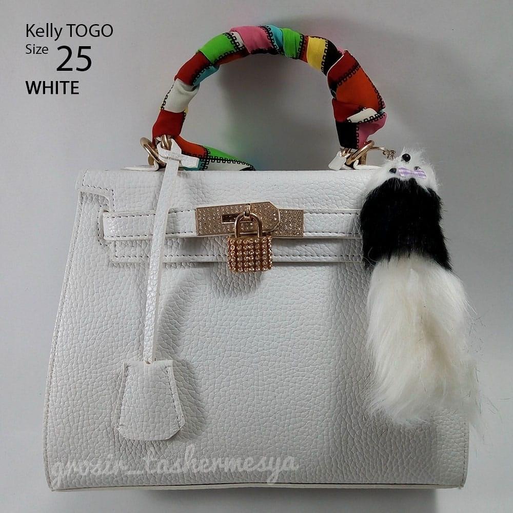 tas wanita selempang hermes kelly togo kulit jeruk mini 25cm