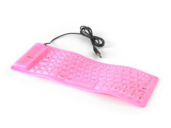 Flexible Keyboard Silicon Mini USB Super Murah Praktis - Keyboard Flexible