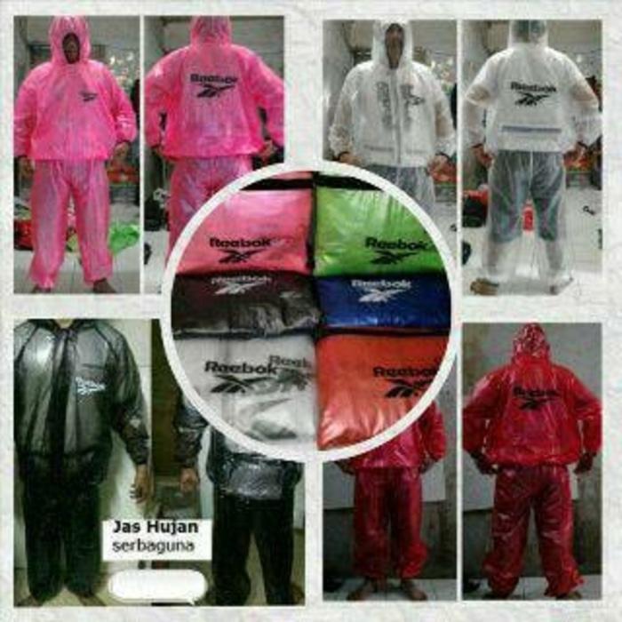 Jas Hujan Reebok / Jaket Sauna / Jaket Multifungsi / Jas Ujan Rebook