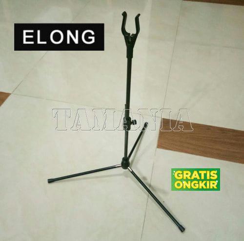 HARGA PROMO!!! BOW STAND ELONG - HITAM - Tripod Dudukan Busur Panah - JxWppS