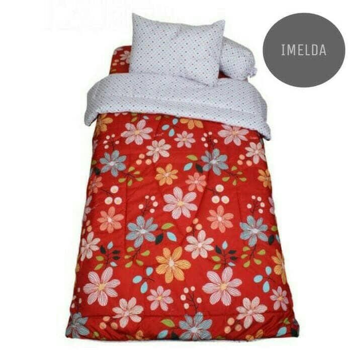 SPREI CALIFORNIA IMELDA No.3 SINGLE 120 SEPRAI SPRAI BANTAL GULING BED Exclusive