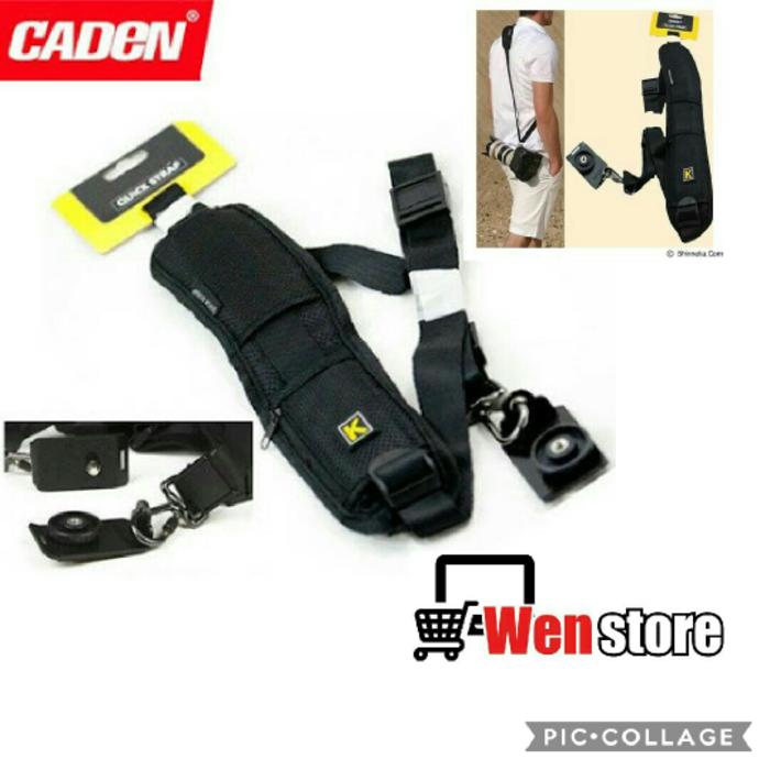 caden quick rapid single sling strap for kamera dslr nikon canon sony pentax fujifilm