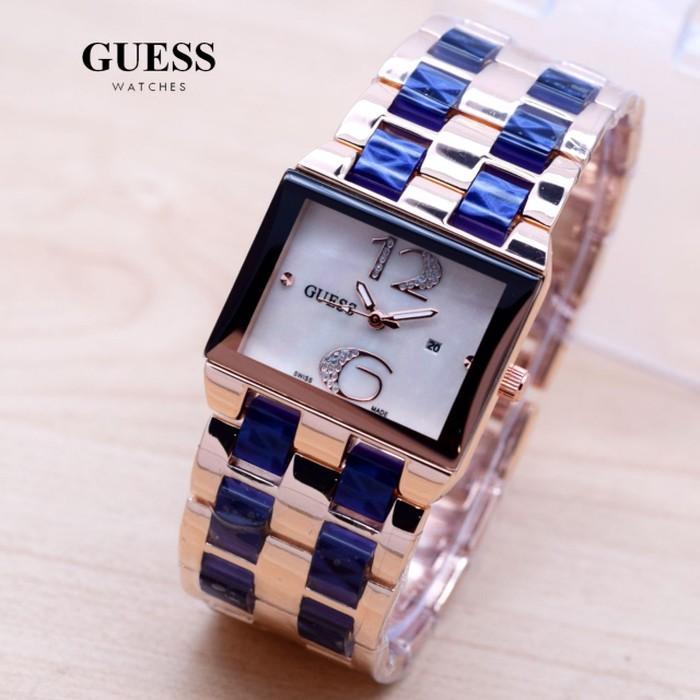 jam tangan wanita / jam tangan wanita terbaru / jam tangan wanita casio / jam tangan wanita fossil / jam tangan wanita guess / jam tangan wanita original / jam tangan wanita alba / Jam Tangan Wanita / Cewek Guess Trista Rantai Rose Blue DISKON MURAH!!!