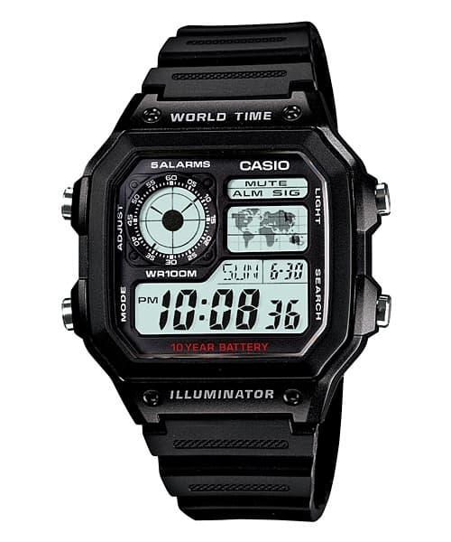 Jam Tangan Casio Standard AE-1200WH-1AV Original
