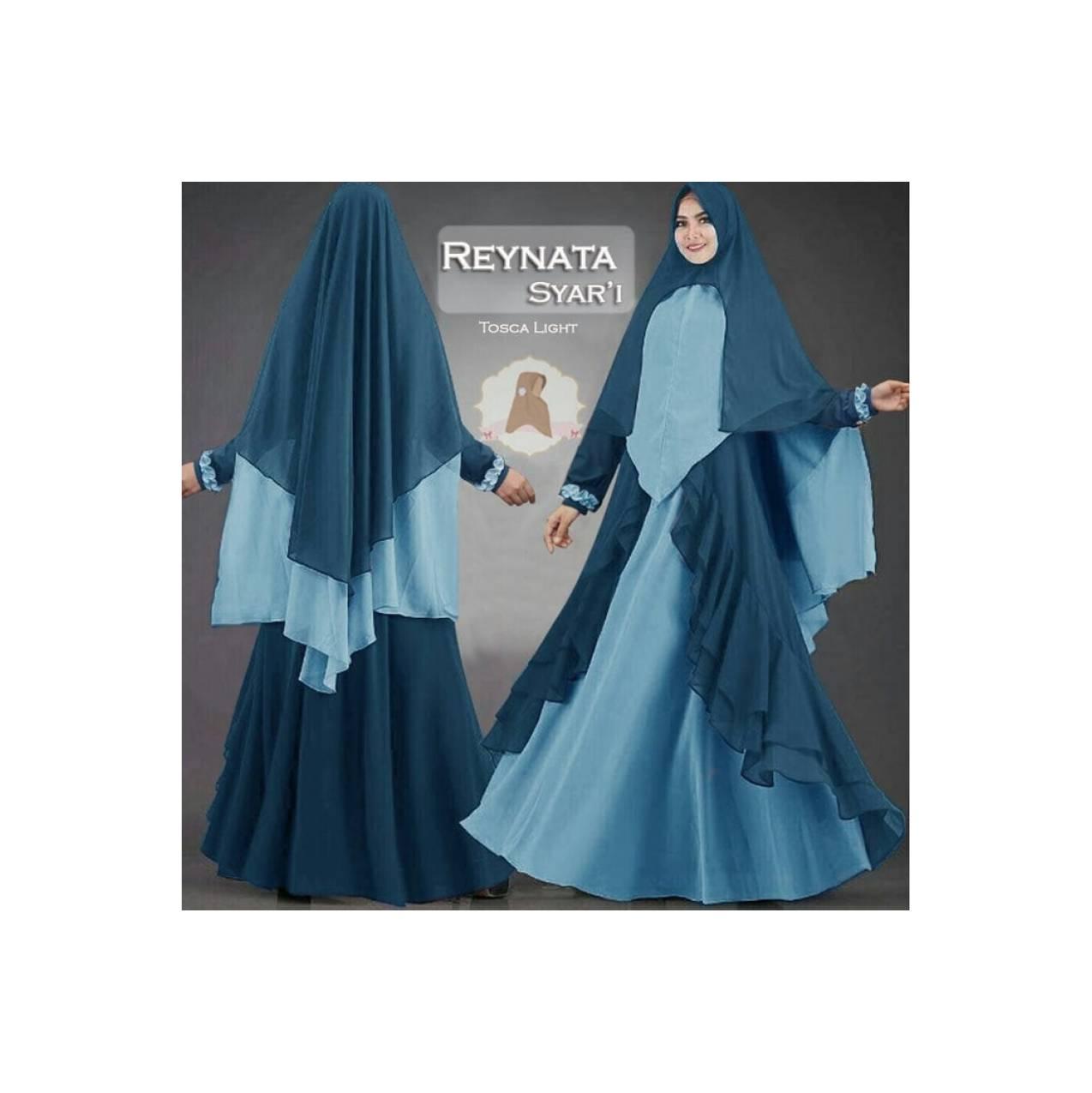 Baju Pengantin Muslimah 119644 GAMIS SYARI JUMBO REYNATA TOSCA LIGHT