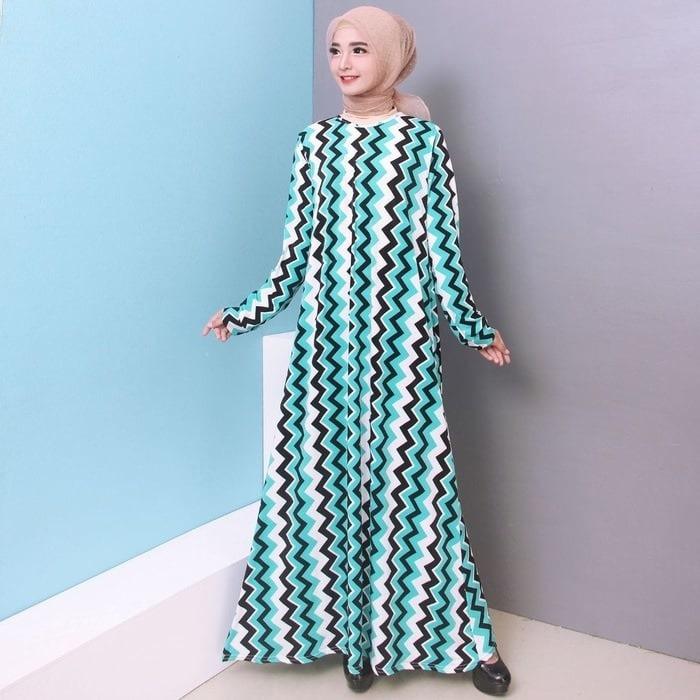 Baju Gamis Jumbo 4L Bahan Jersey Korea 6730
