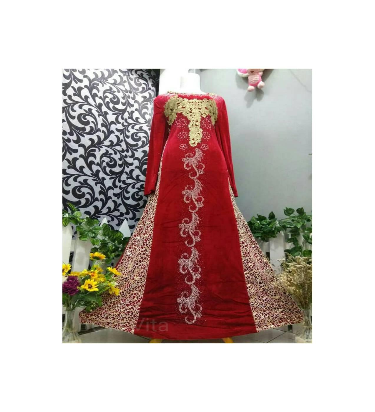 Baju pesta lebaran maxi dress gaun india gamis jodha abaya muslim