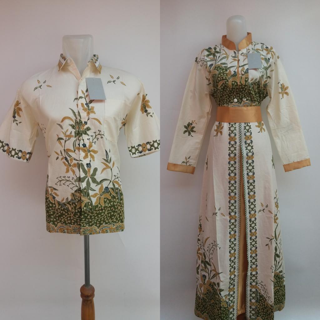 Couple Gamis / Couple Baju Muslim / Sarimbit Gamis / Gamis Batik / Seragam Batik / Baju Gamis / Couple Batik Muslim / Batik Pasang / Couple Gamis Batik TW3