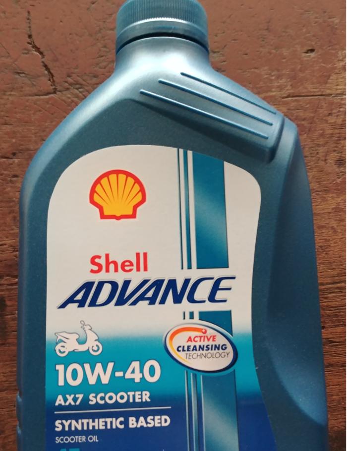 Oli Shell Advance AX7 Matic/Scooter/Matik 0.8L