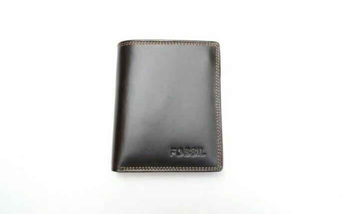 Dompet Fossil Kulit Sapi Asli Tebal Durable DL09 - Dompet Kulit Fossil Banyak Slot - Dompet Pria Cool And Calm
