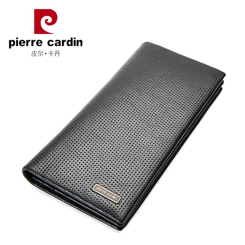 Pierre Cardin Dompet Baru Pria Dompet Kulit Bisnis Tas Genggam (Hitam)