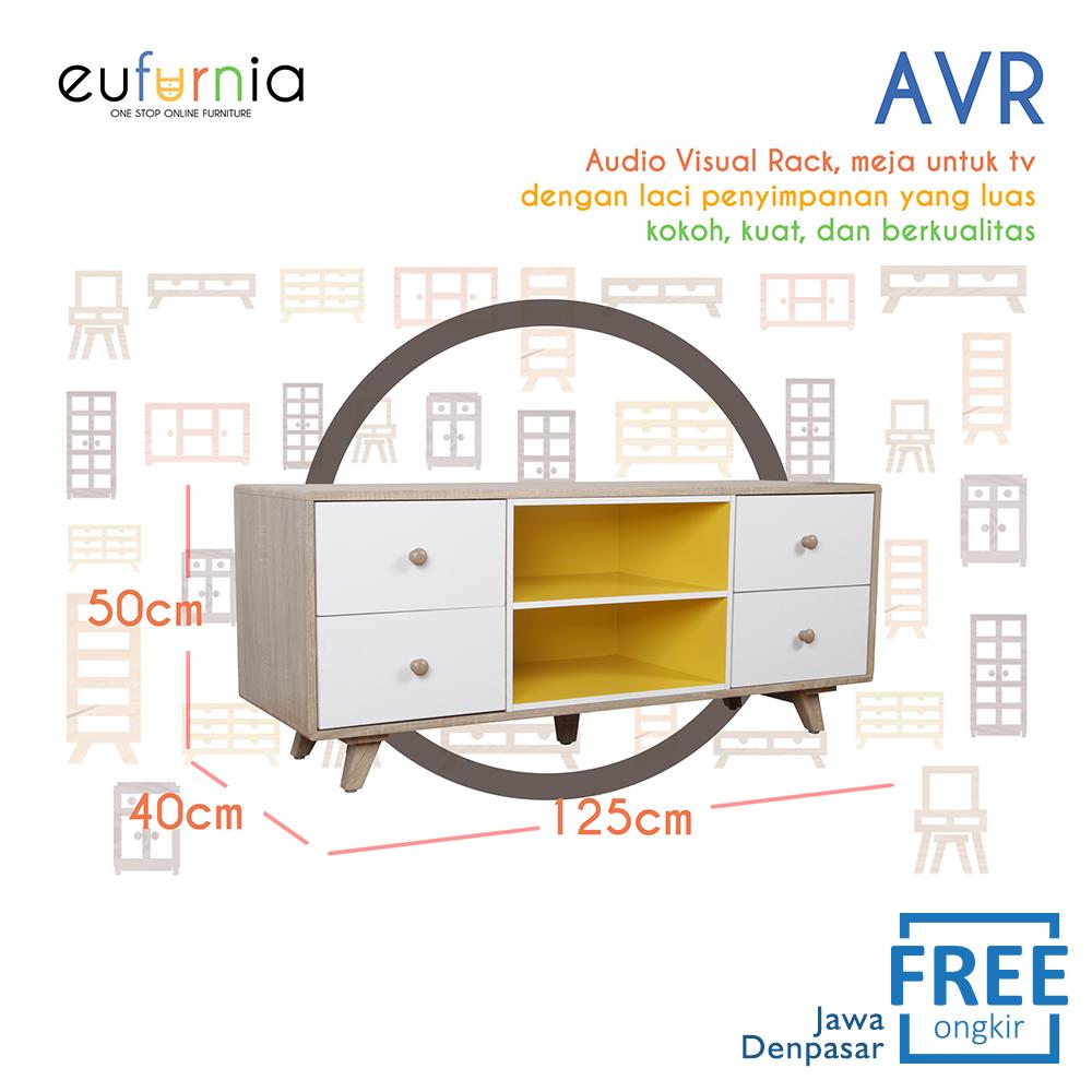 Eufurnia Olympic Curla Series Audio Visual Rack - Rak TV