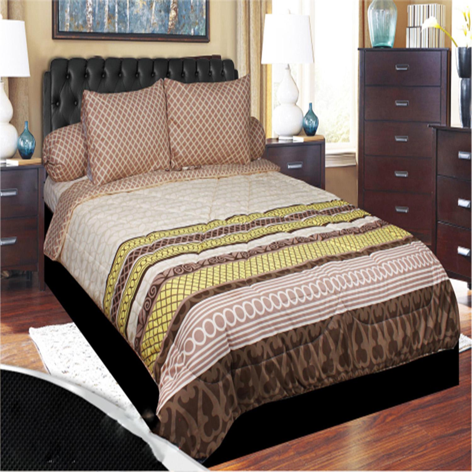 My Love Sprei Extra King Tinggi 30 cm Motif Sepia 200x200 cm