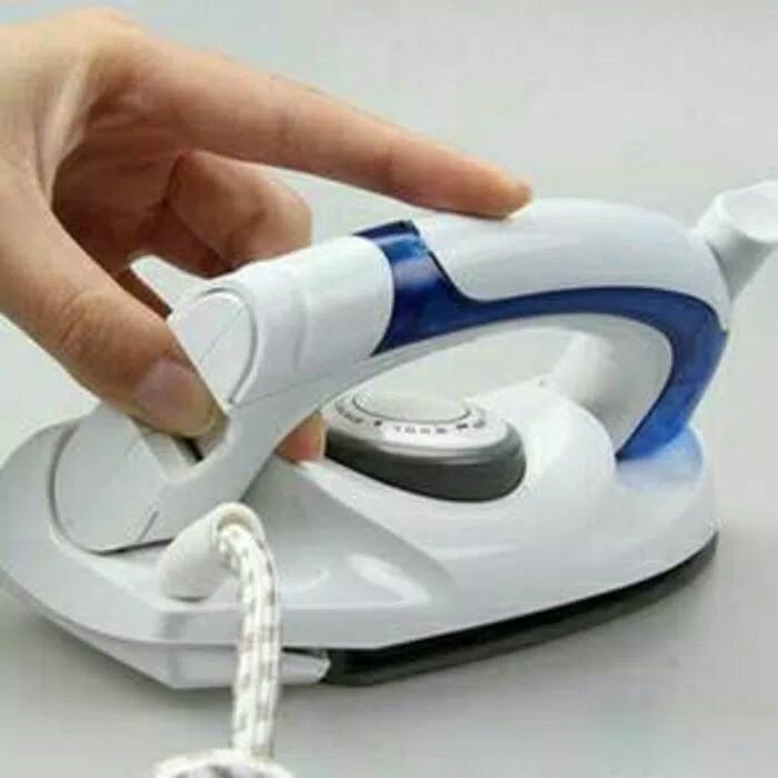 Setrika Uap Lipat Mini Seterika Uap Travel Iron