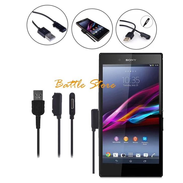 sony magnetic charging cable For Sony Xperia Z1 z2 z3 Compact - Cas Magnet Xperia - Black