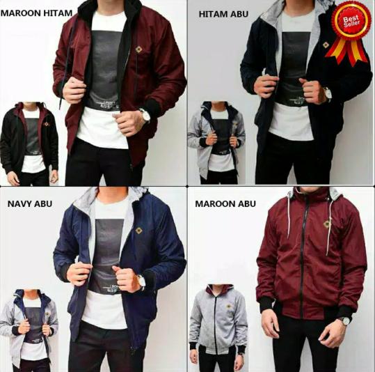 JAKET PARKA PRIA COWOK PREMIUM / JAKET VANS BOLAK BALIK / JAKET DISTRO