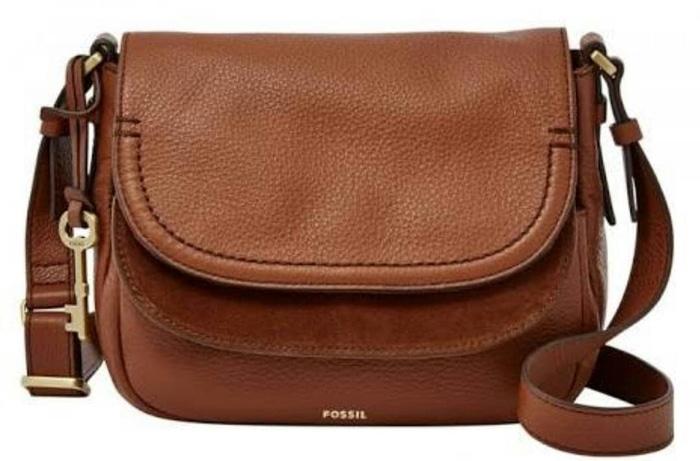 HARGA PROMO!!! Fossil Peyton Brown small Tas Branded ori Murah - QPE1d9
