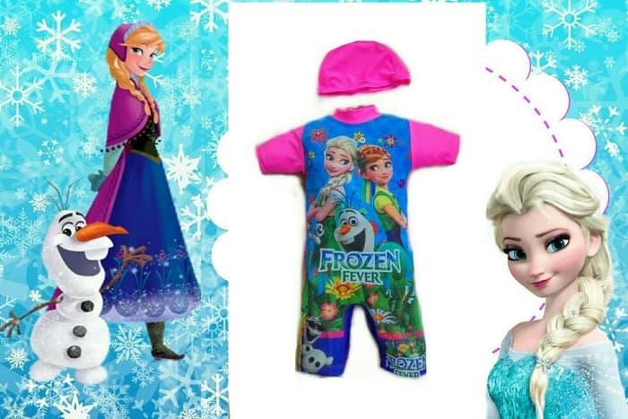 HARGA DISKON!!! BAJU RENANG BAYI PEREMPUAN (FROZEN) - Kj0tt6