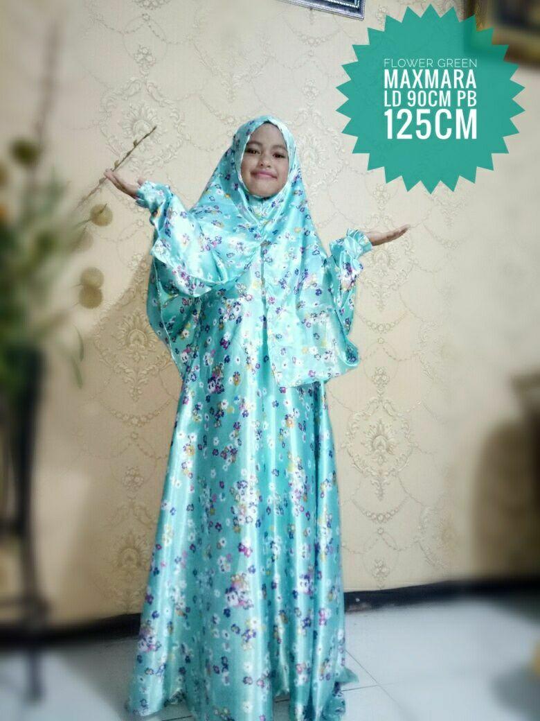 Butik Aisyah Baju Wanita Gaun Dress Gamis Syari Maxmara Kids dan Hijab untuk umur 7- 10 Tahun