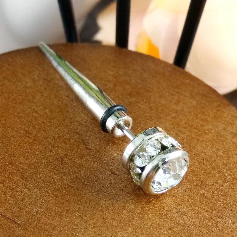 Anneui - BP0089 - anting piercing tusuk model korea - SIlver