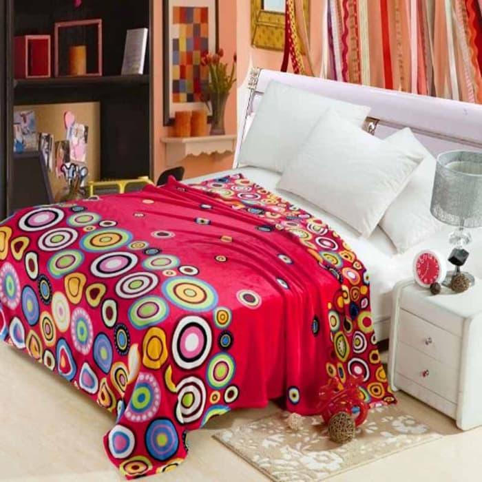 Michiki Selimut Anak 180x200cm - Hope Raisa ||| selimut bed cover bayi dewasa karakter bulu tebal bonita anak doraemon carter bonita