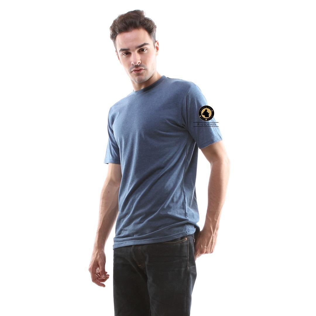 KAOS POLOS COTTON COMBED PREMIUM BANDUNG PRIA WANITA DEWASA NAVY MISTY